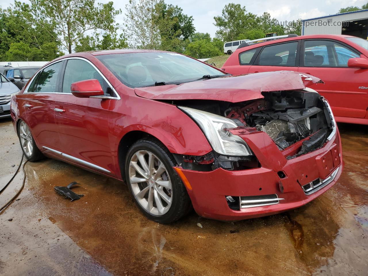 2013 Cadillac Xts Luxury Collection Красный vin: 2G61P5S33D9121169