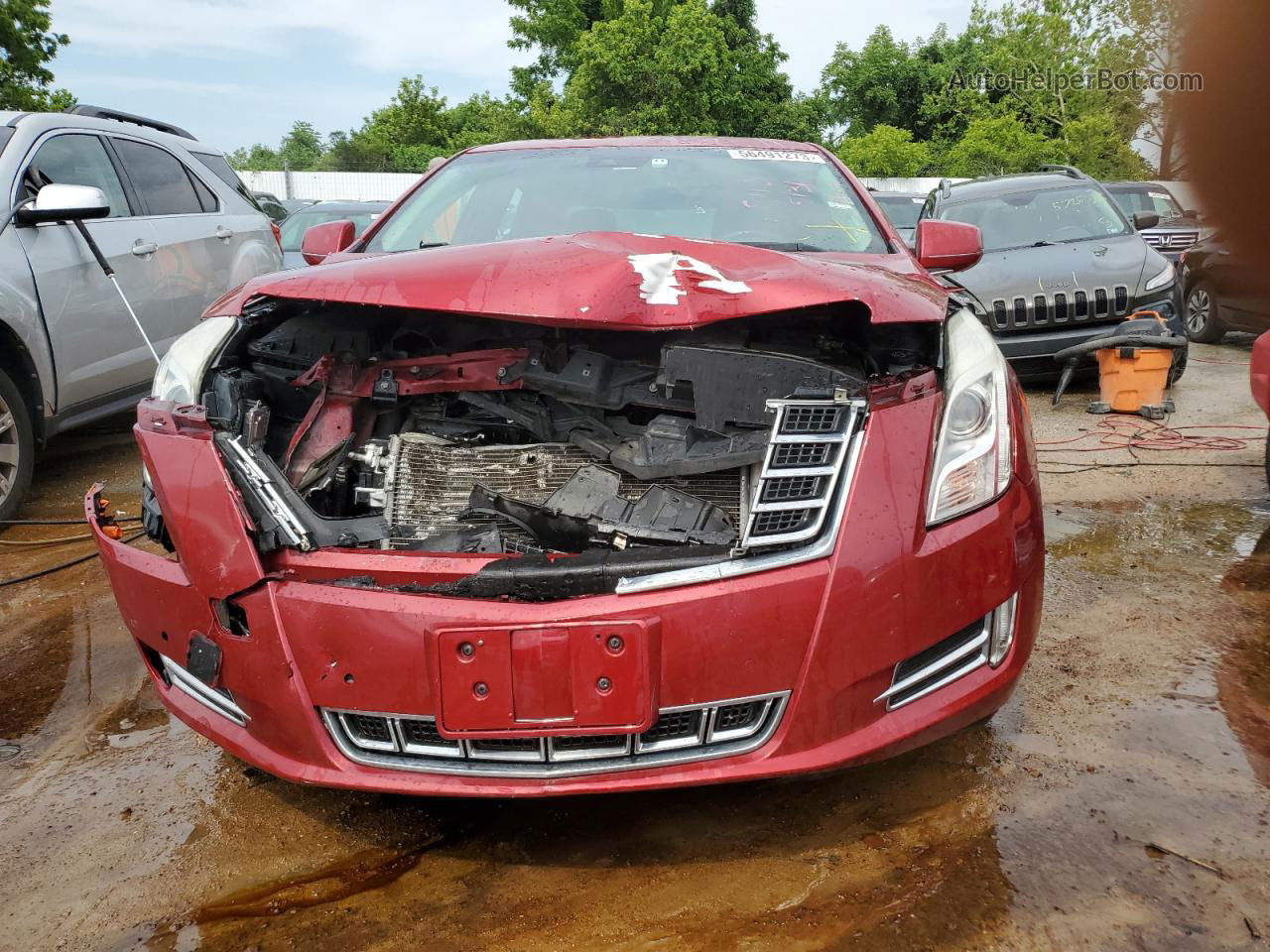 2013 Cadillac Xts Luxury Collection Red vin: 2G61P5S33D9121169