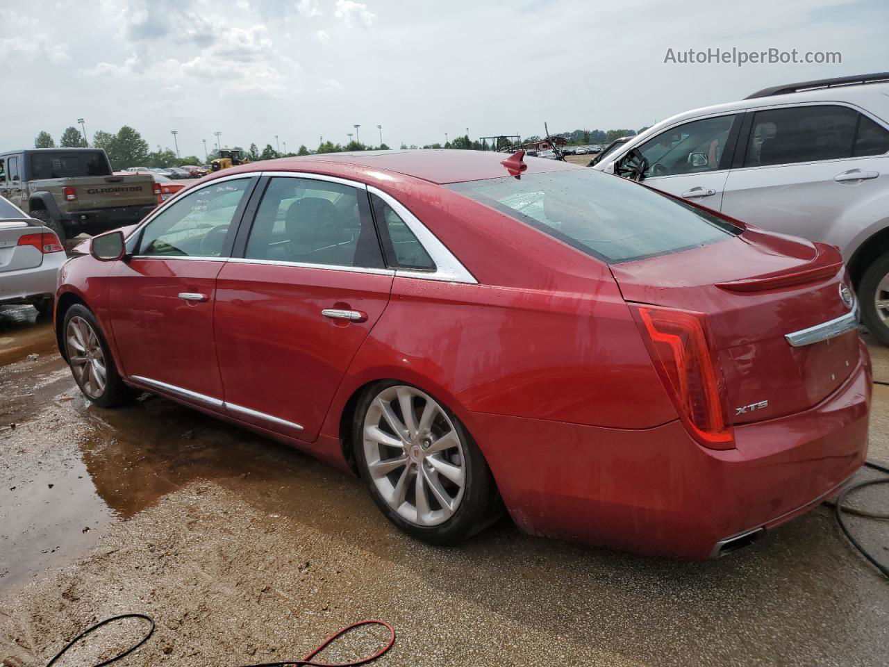 2013 Cadillac Xts Luxury Collection Red vin: 2G61P5S33D9121169