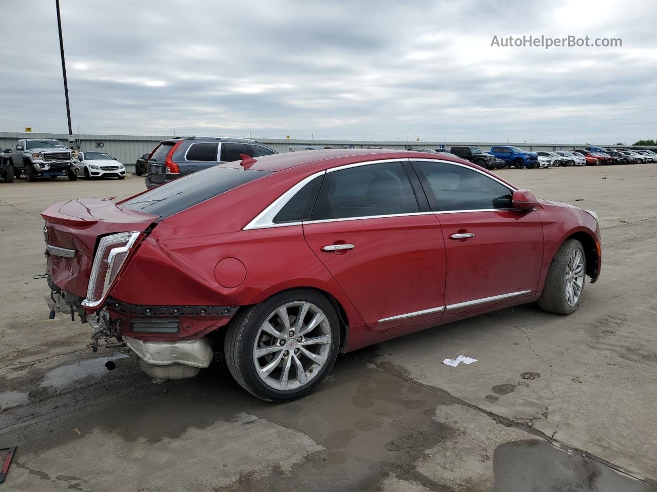 2013 Cadillac Xts Luxury Collection Red vin: 2G61P5S33D9121706