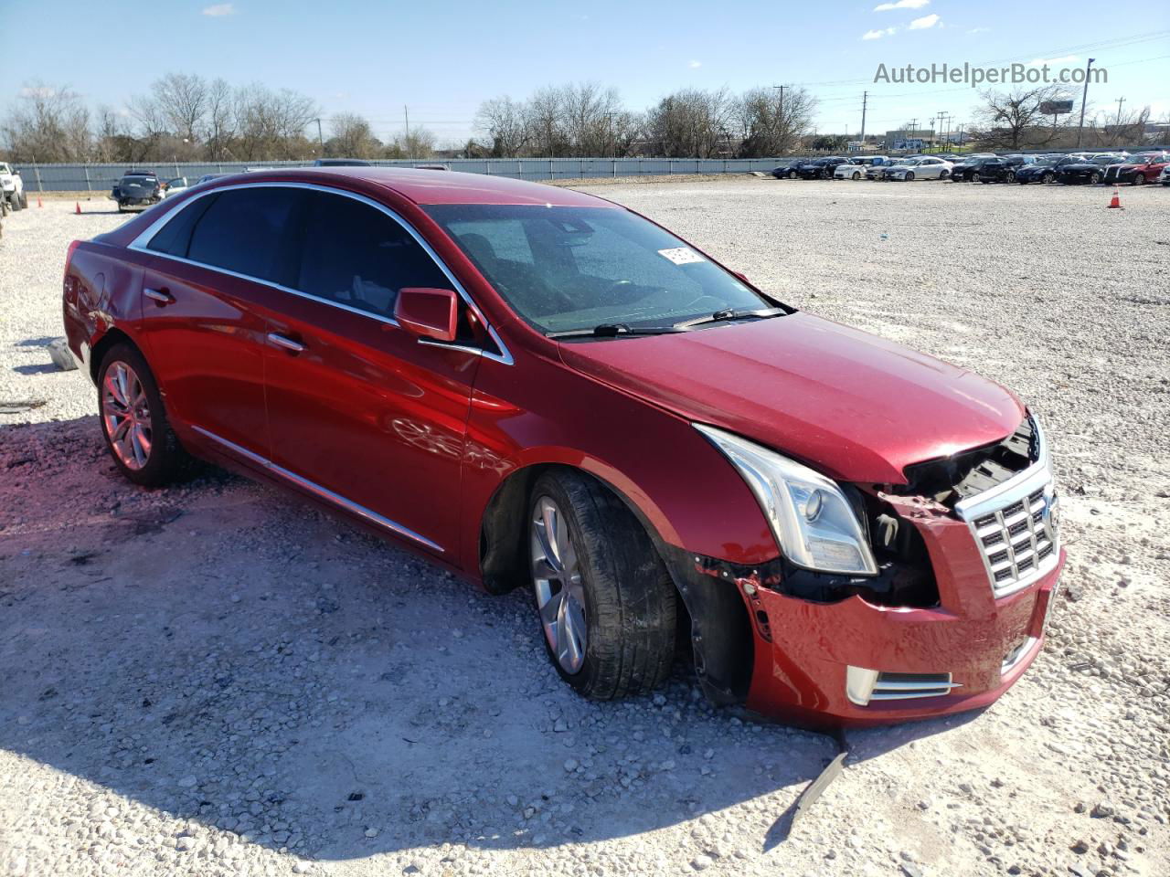 2013 Cadillac Xts Luxury Collection Red vin: 2G61P5S33D9138876