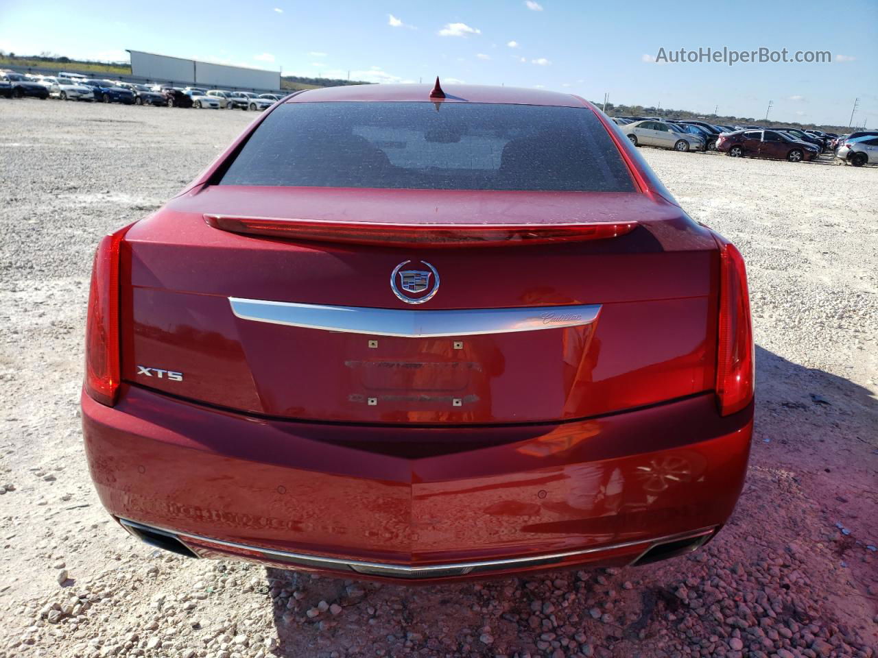 2013 Cadillac Xts Luxury Collection Red vin: 2G61P5S33D9138876