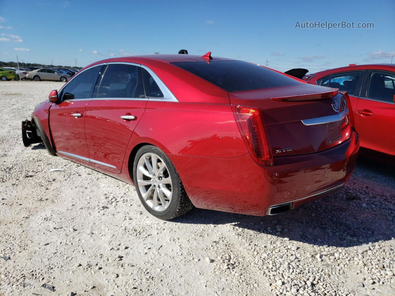 2013 Cadillac Xts Luxury Collection Red vin: 2G61P5S33D9138876
