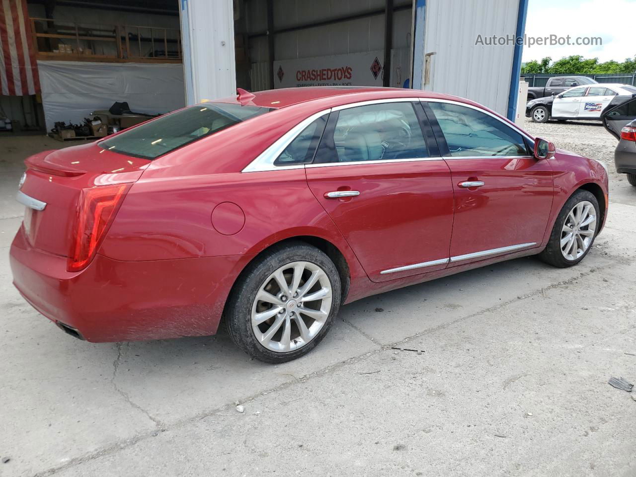 2013 Cadillac Xts Luxury Collection Red vin: 2G61P5S33D9244860