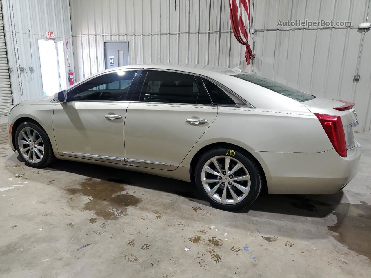 2013 Cadillac Xts Luxury Collection Бежевый vin: 2G61P5S34D9135193