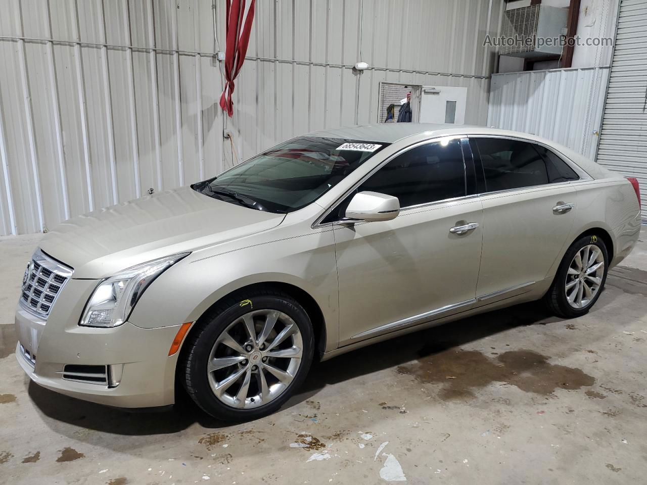 2013 Cadillac Xts Luxury Collection Бежевый vin: 2G61P5S34D9135193