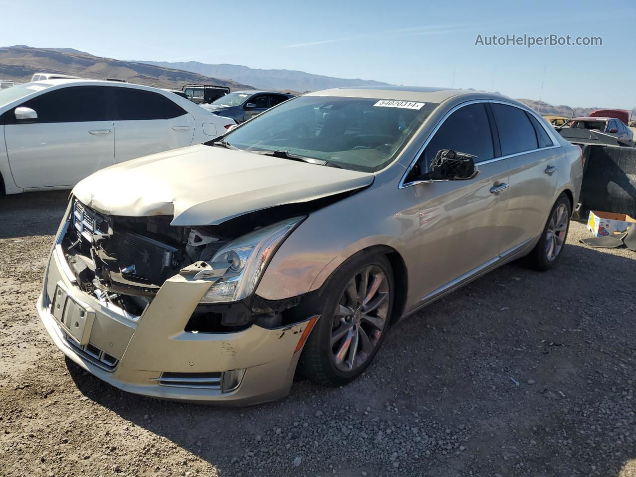 2013 Cadillac Xts Luxury Collection Gold vin: 2G61P5S34D9153404