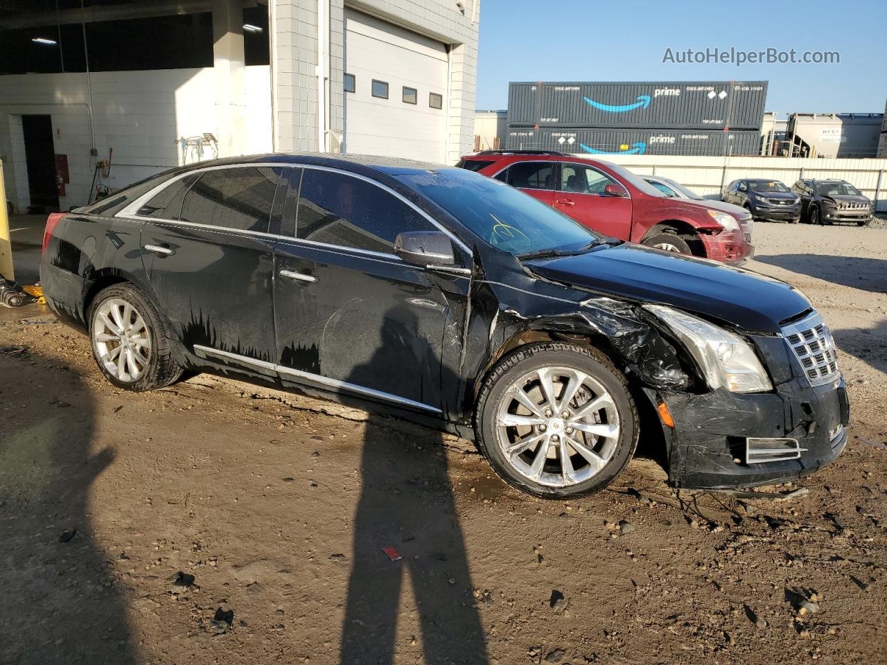 2013 Cadillac Xts Luxury Collection Black vin: 2G61P5S34D9211205