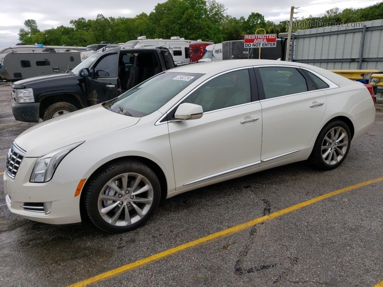2013 Cadillac Xts Luxury Collection White vin: 2G61P5S35D9155095