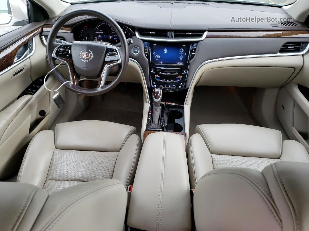 2013 Cadillac Xts Luxury Collection Белый vin: 2G61P5S35D9155095