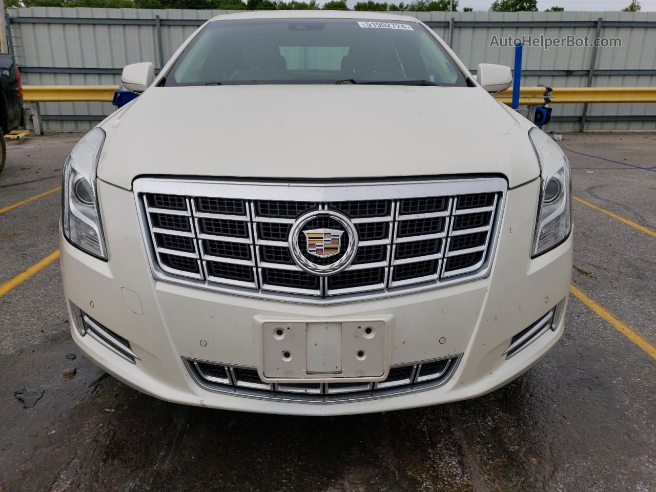 2013 Cadillac Xts Luxury Collection White vin: 2G61P5S35D9155095