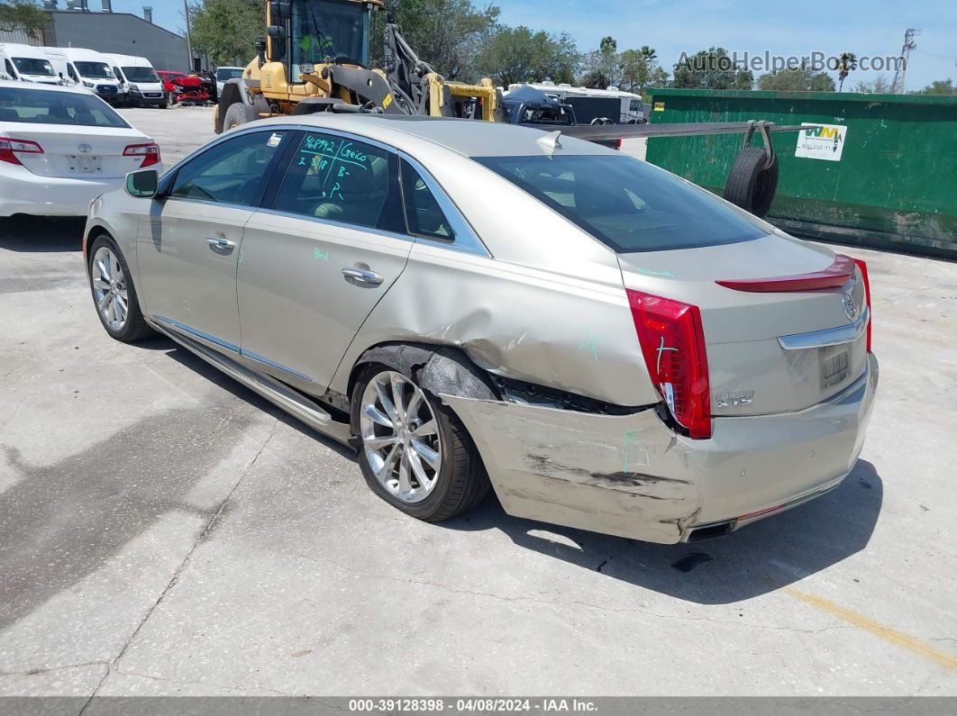 2013 Cadillac Xts Luxury Collection Gold vin: 2G61P5S35D9200455
