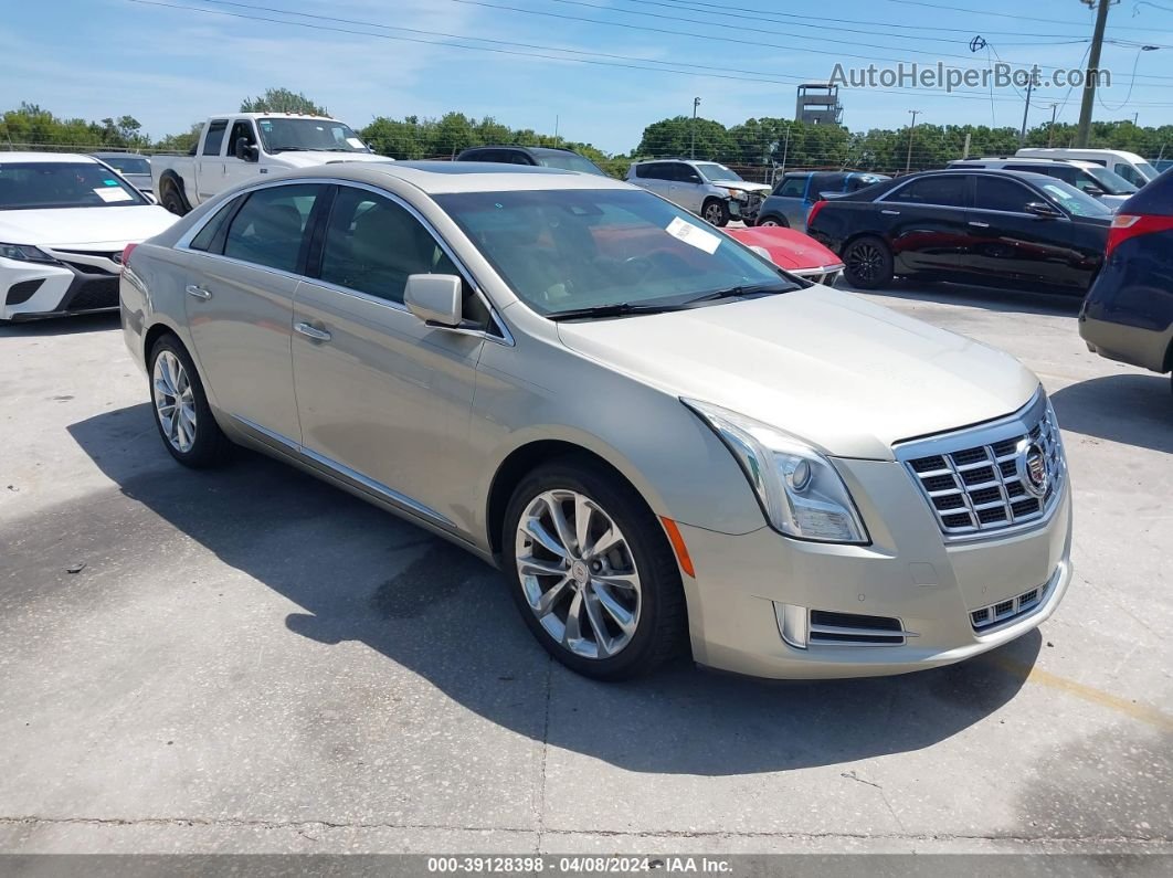 2013 Cadillac Xts Luxury Collection Gold vin: 2G61P5S35D9200455