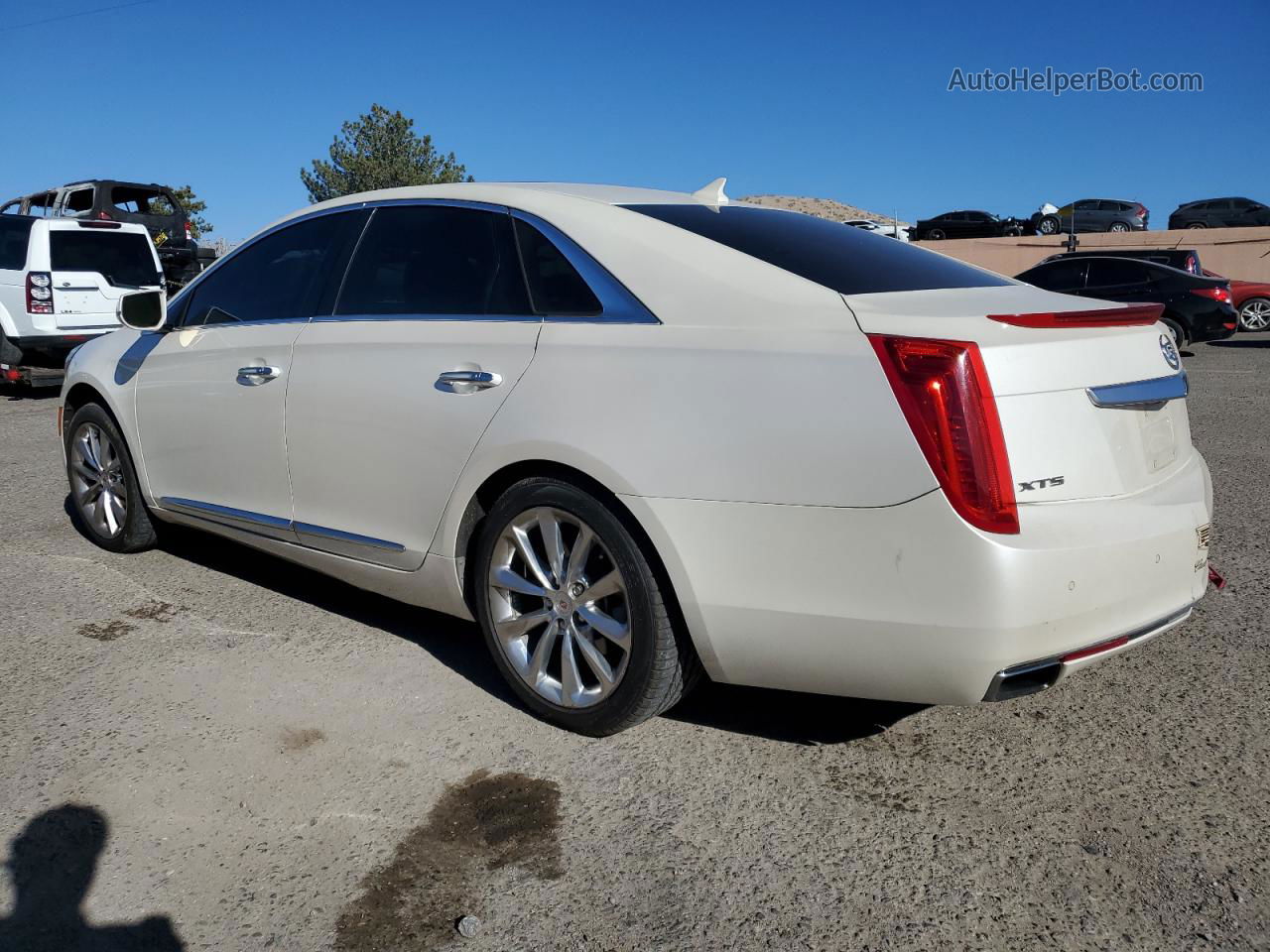 2013 Cadillac Xts Luxury Collection White vin: 2G61P5S36D9133459