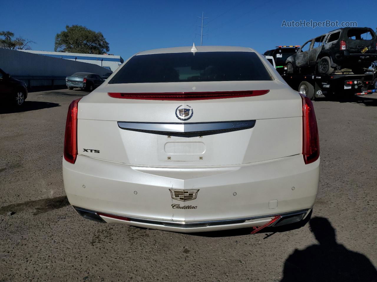 2013 Cadillac Xts Luxury Collection Белый vin: 2G61P5S36D9133459