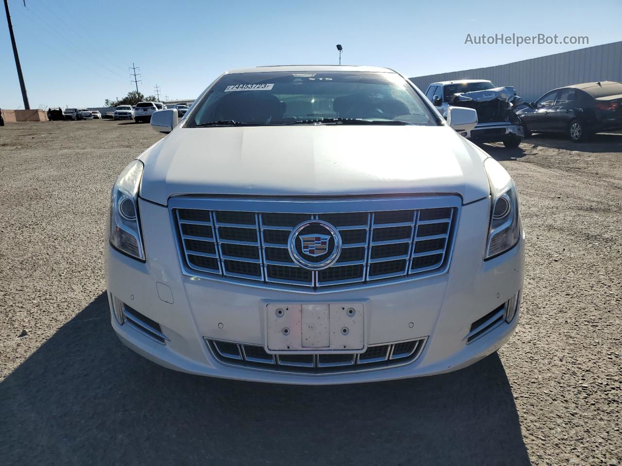 2013 Cadillac Xts Luxury Collection White vin: 2G61P5S36D9133459