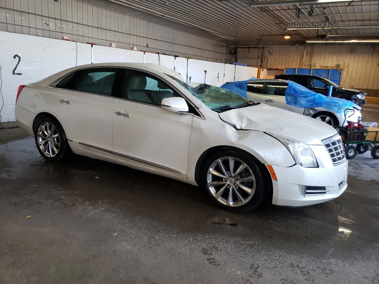 2013 Cadillac Xts Luxury Collection Кремовый vin: 2G61P5S36D9134563