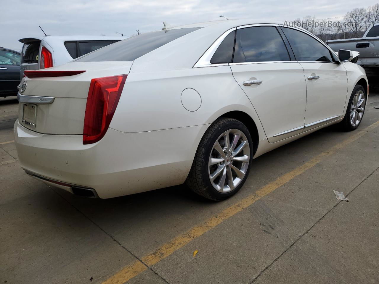 2013 Cadillac Xts Luxury Collection Бежевый vin: 2G61P5S36D9149547