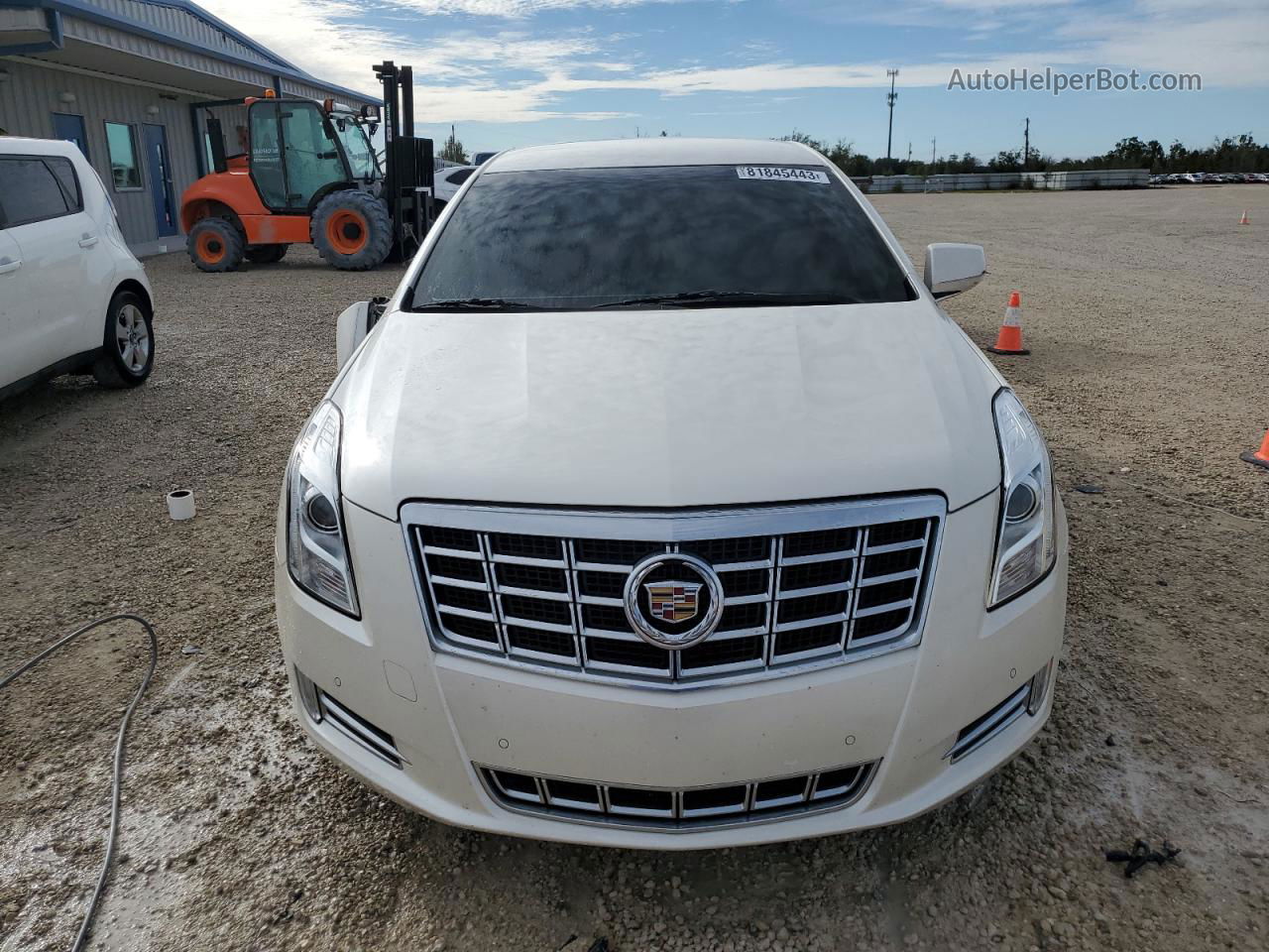 2013 Cadillac Xts Luxury Collection Белый vin: 2G61P5S36D9156031