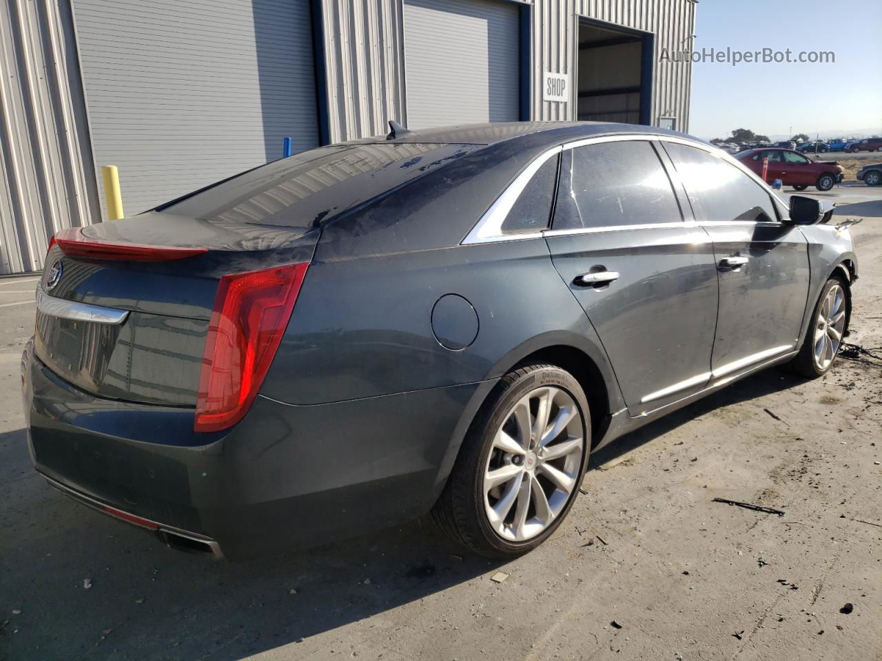 2013 Cadillac Xts Luxury Collection Blue vin: 2G61P5S36D9160838