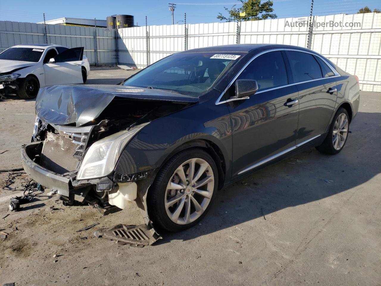 2013 Cadillac Xts Luxury Collection Blue vin: 2G61P5S36D9160838