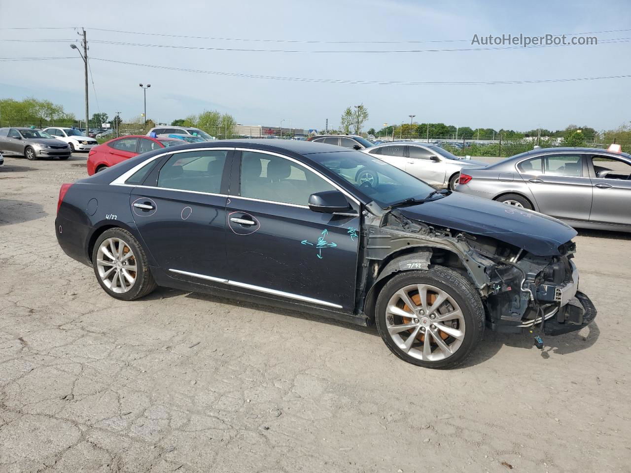 2013 Cadillac Xts Luxury Collection Black vin: 2G61P5S36D9173007