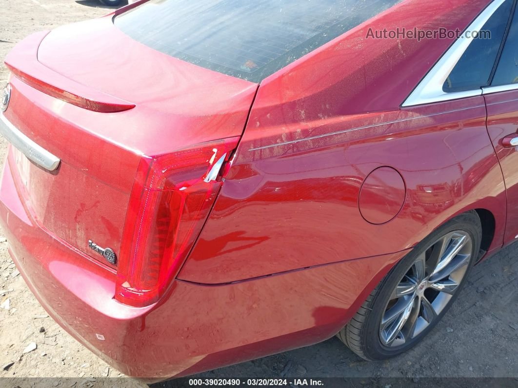2013 Cadillac Xts Luxury Red vin: 2G61P5S36D9197243