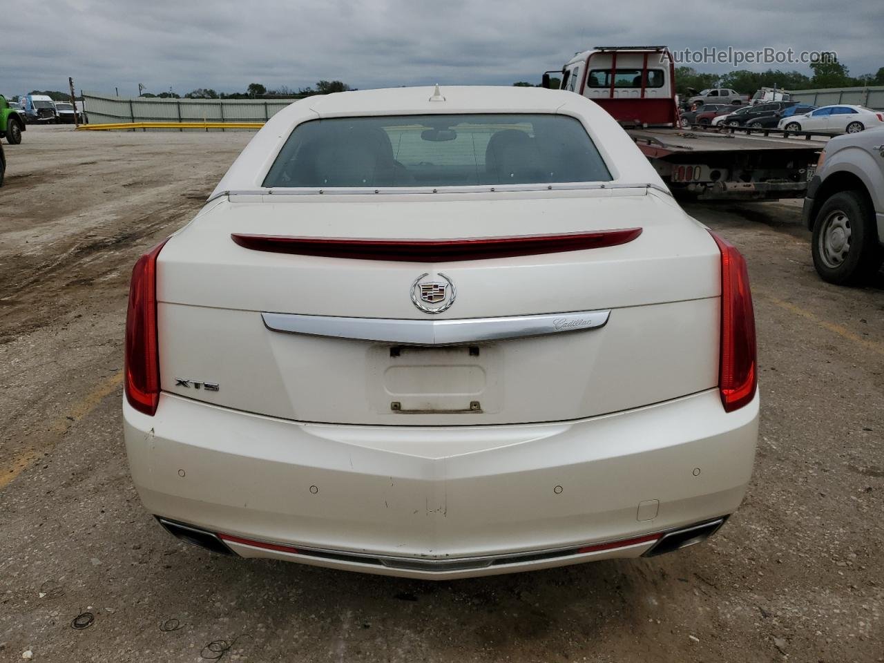 2013 Cadillac Xts Luxury Collection Белый vin: 2G61P5S36D9199476