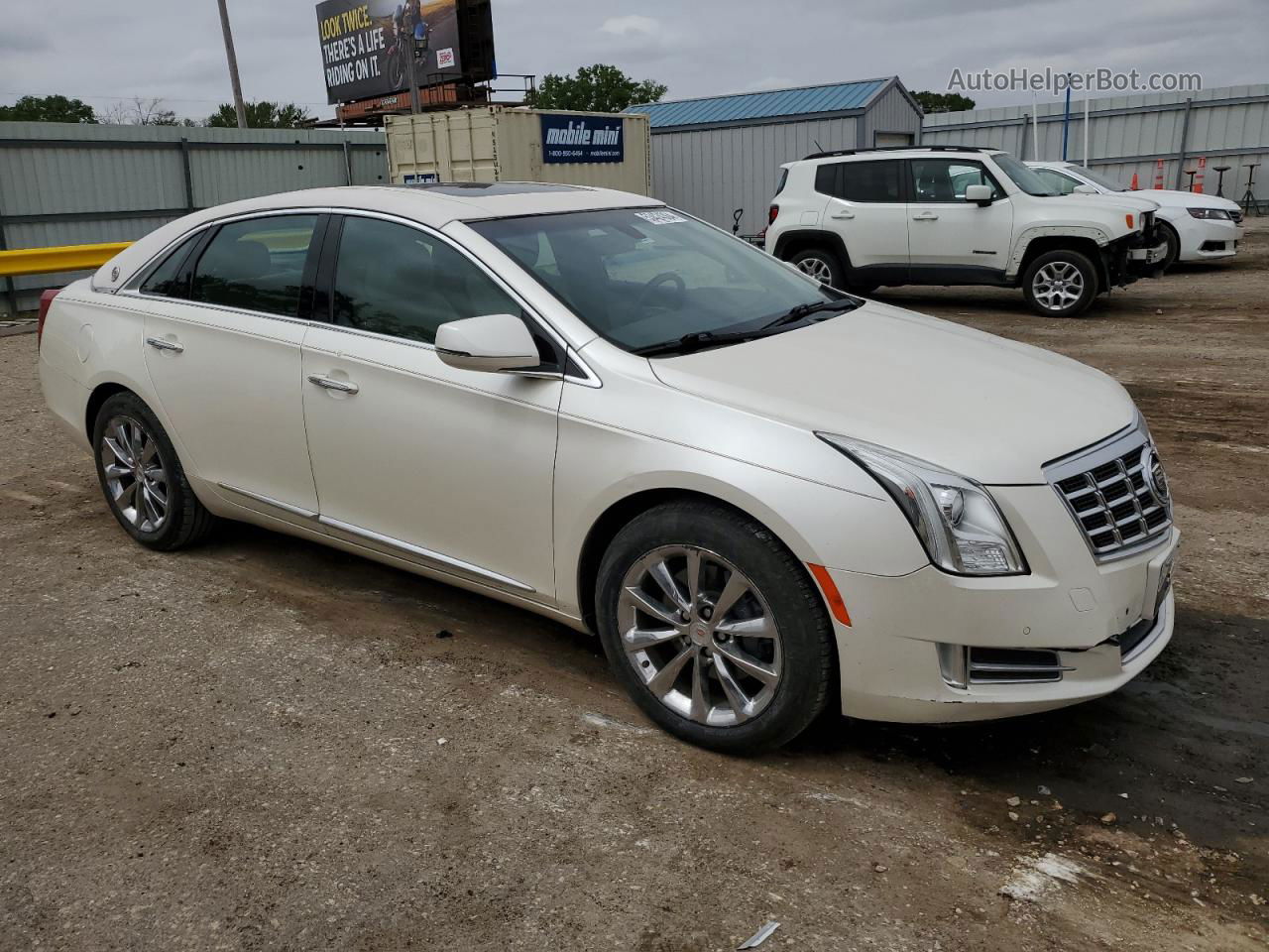 2013 Cadillac Xts Luxury Collection White vin: 2G61P5S36D9199476