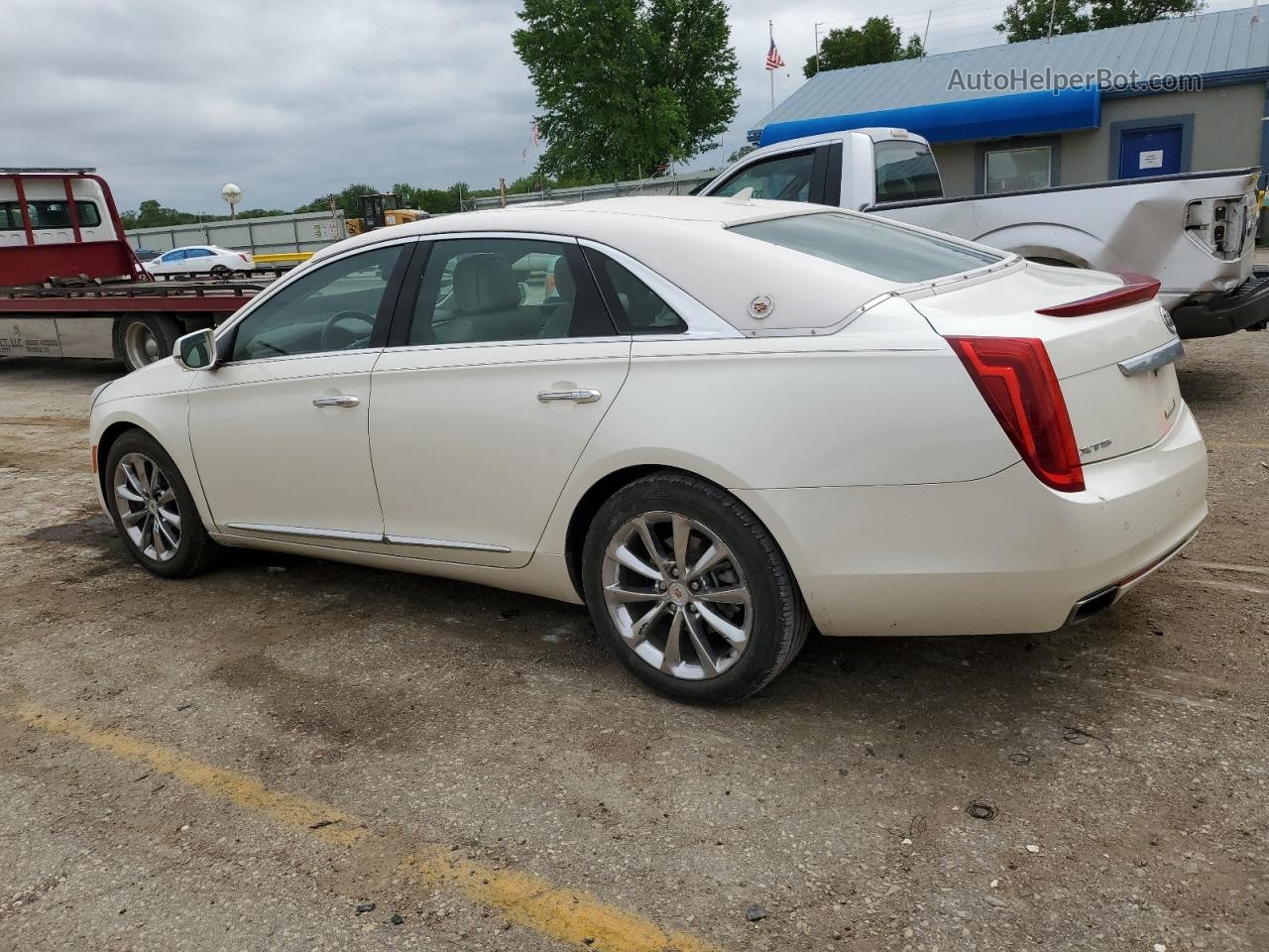 2013 Cadillac Xts Luxury Collection White vin: 2G61P5S36D9199476