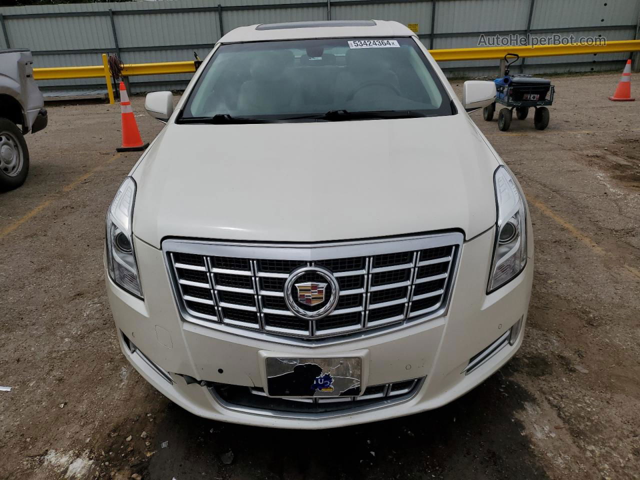 2013 Cadillac Xts Luxury Collection Белый vin: 2G61P5S36D9199476