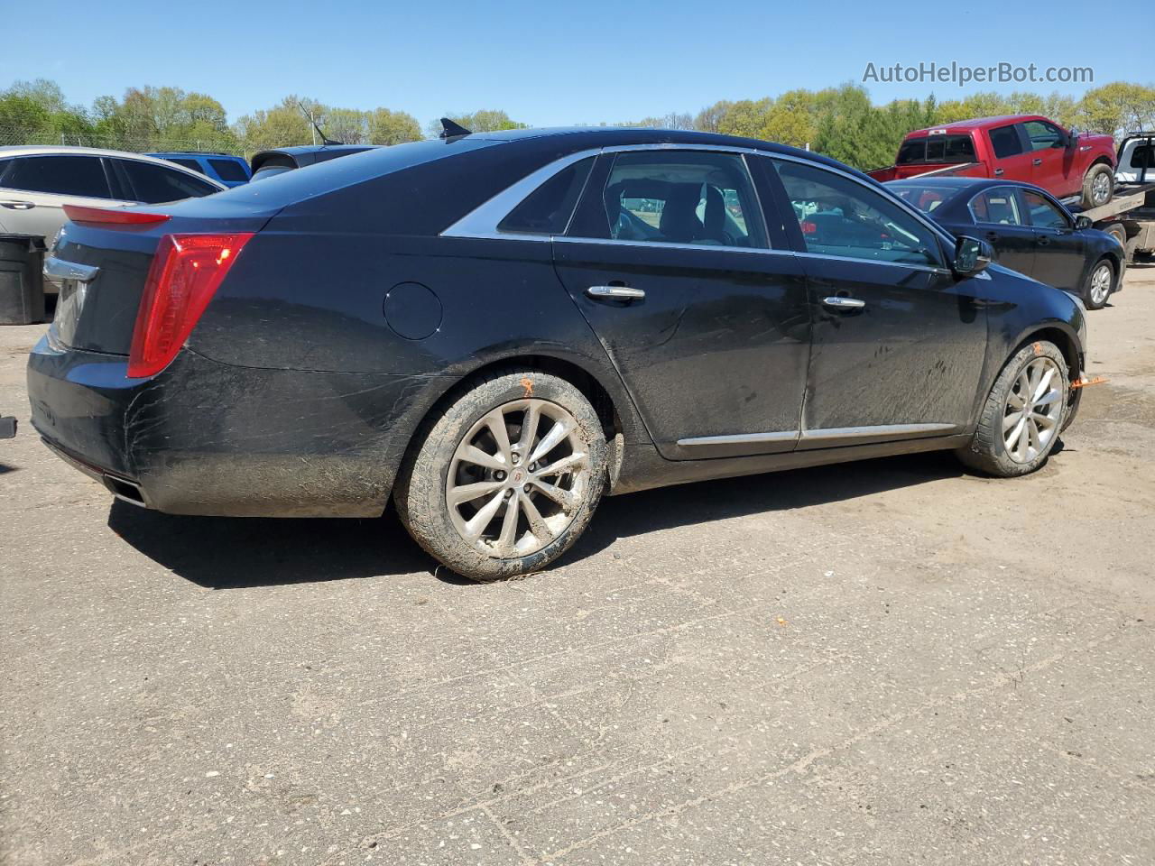 2013 Cadillac Xts Luxury Collection Black vin: 2G61P5S37D9101264