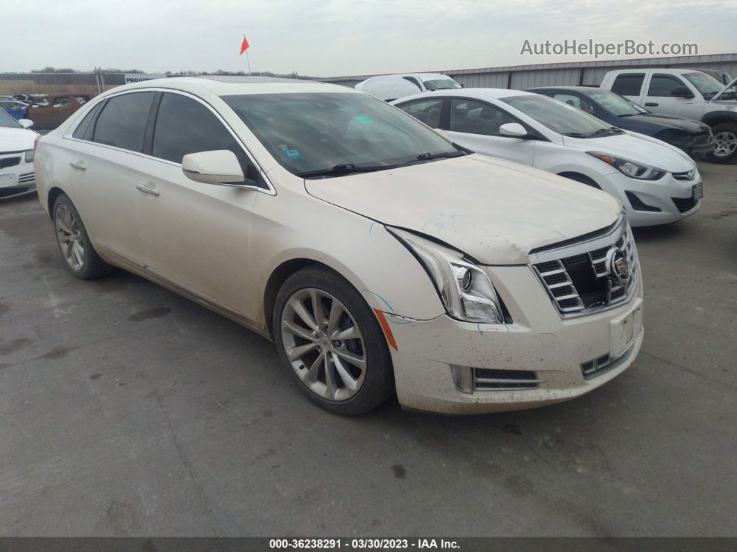 2013 Cadillac Xts Luxury Белый vin: 2G61P5S37D9114497