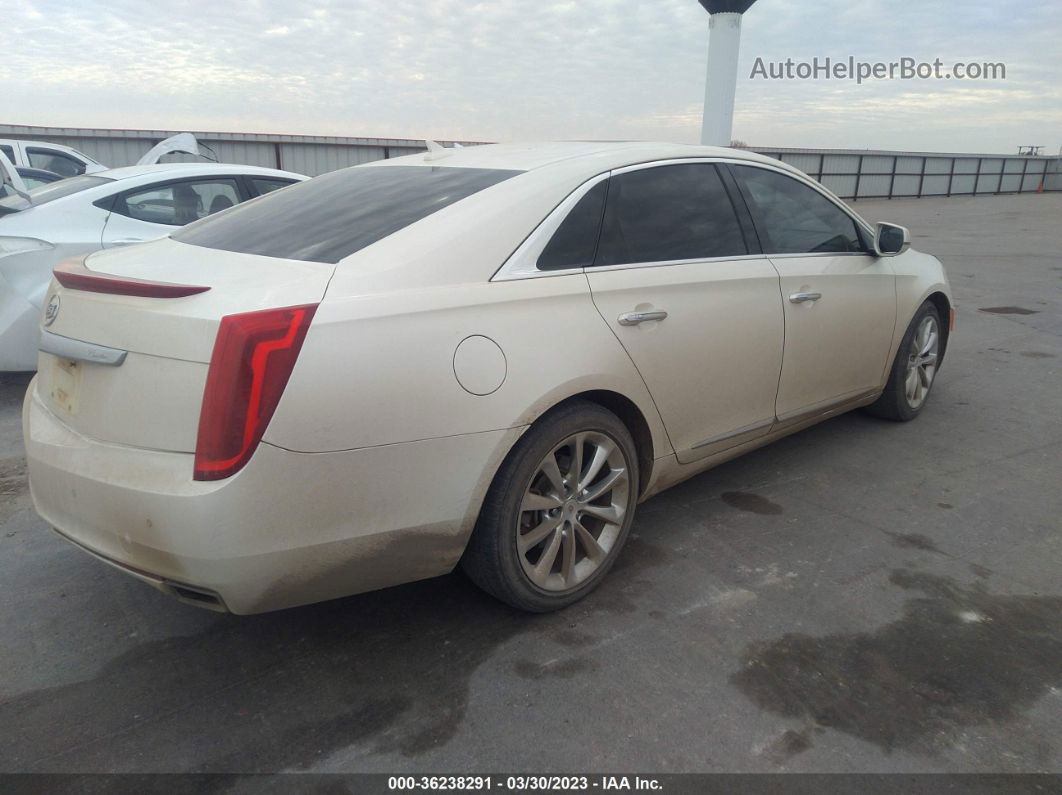 2013 Cadillac Xts Luxury White vin: 2G61P5S37D9114497