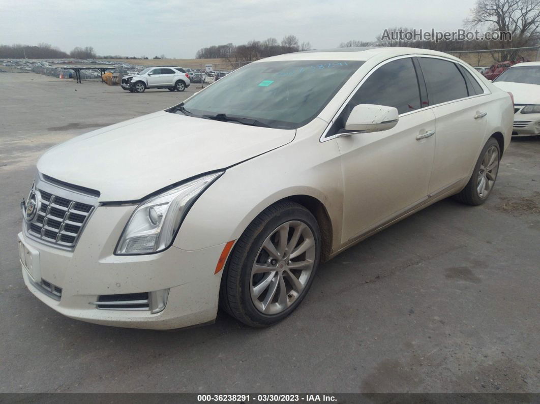 2013 Cadillac Xts Luxury White vin: 2G61P5S37D9114497