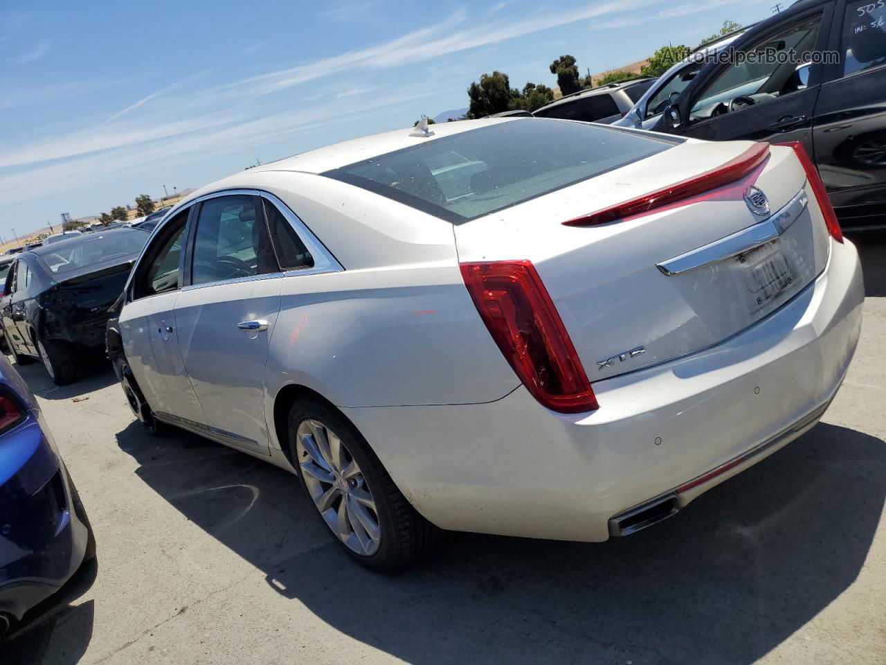 2013 Cadillac Xts Luxury Collection White vin: 2G61P5S37D9114659