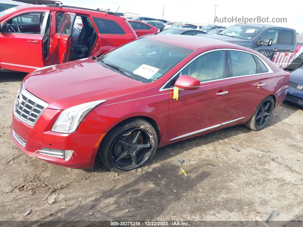 2013 Cadillac Xts Luxury Красный vin: 2G61P5S37D9119926