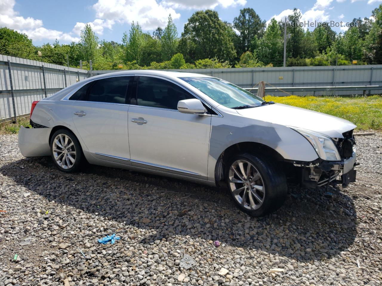 2013 Cadillac Xts Luxury Collection Silver vin: 2G61P5S37D9134569