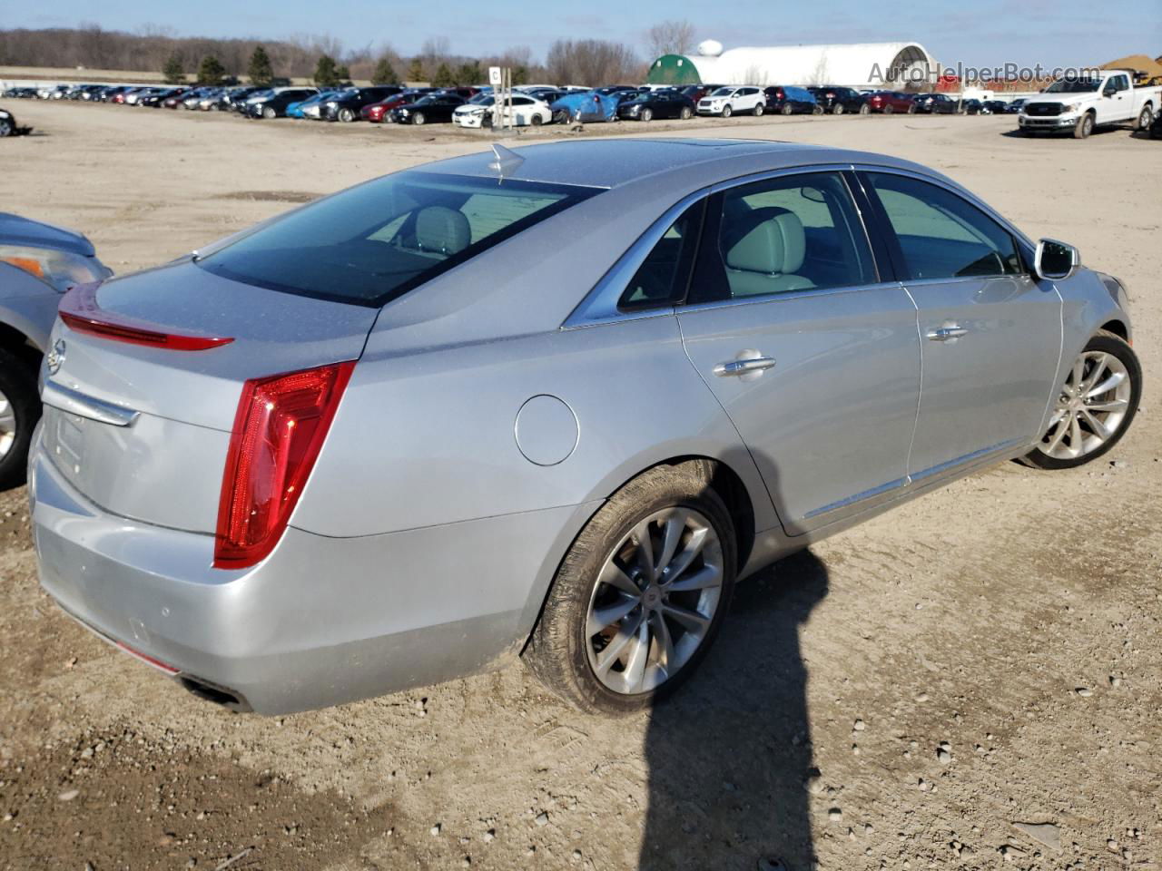 2013 Cadillac Xts Luxury Collection Silver vin: 2G61P5S37D9158483