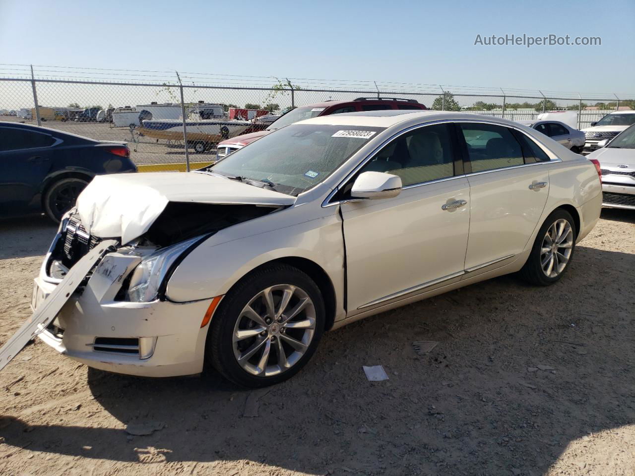 2013 Cadillac Xts Luxury Collection White vin: 2G61P5S37D9163652