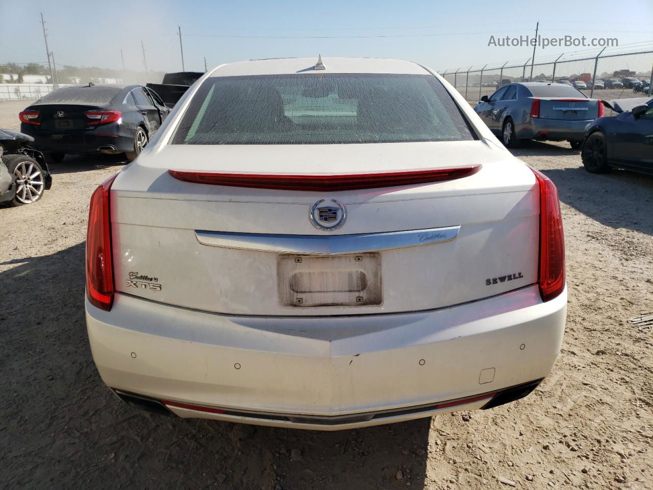 2013 Cadillac Xts Luxury Collection White vin: 2G61P5S37D9163652