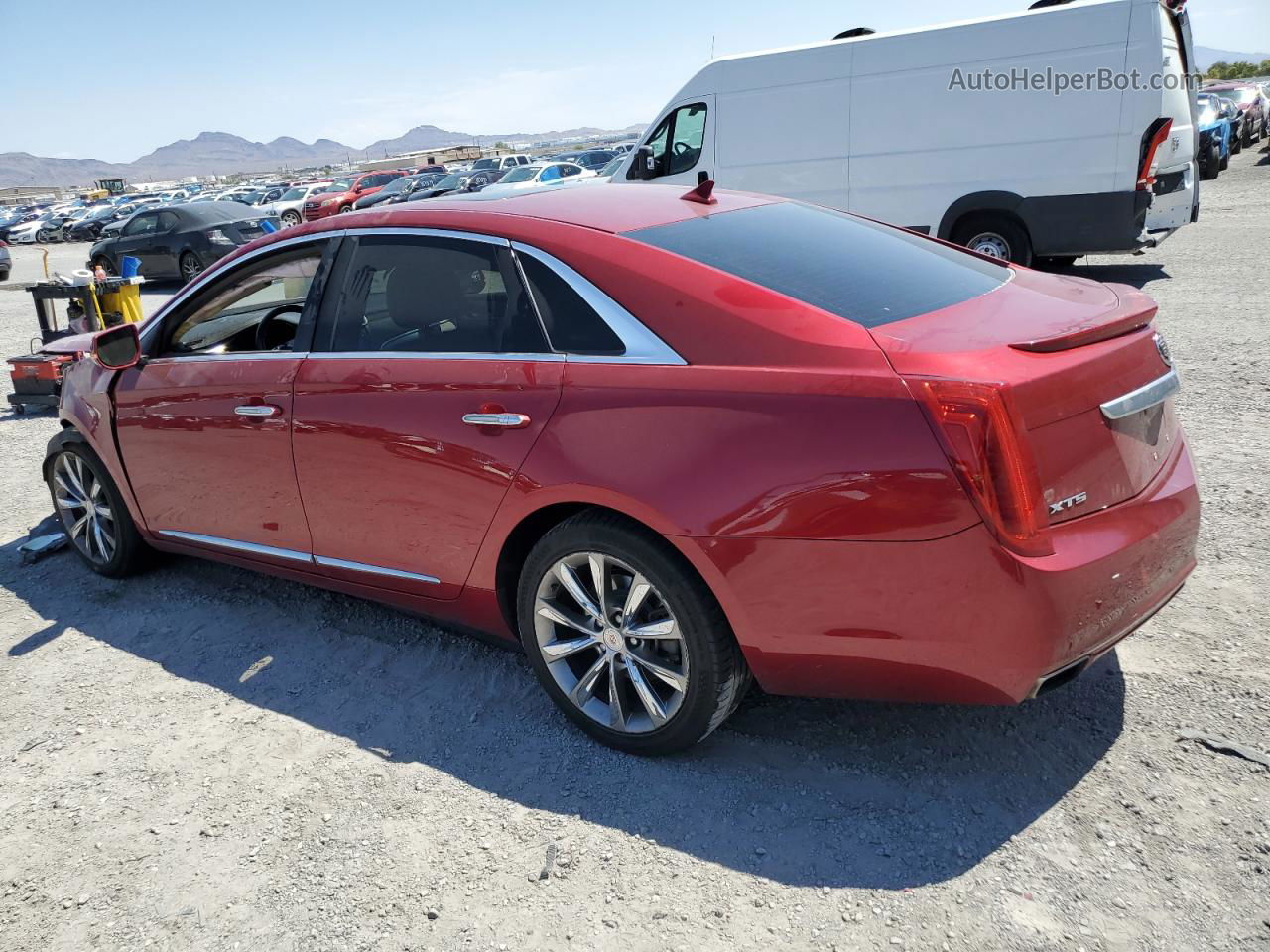 2013 Cadillac Xts Luxury Collection Red vin: 2G61P5S37D9182394