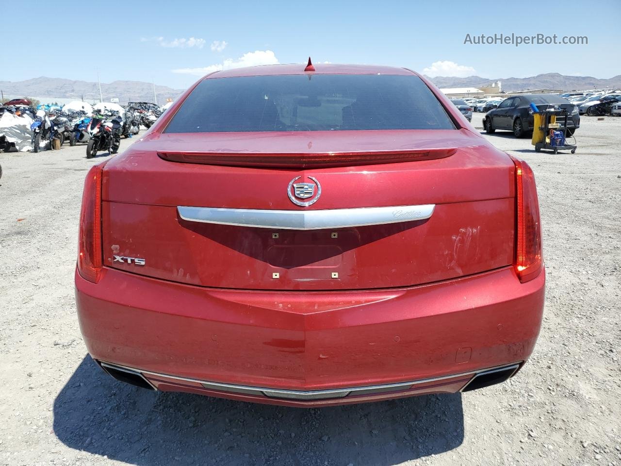 2013 Cadillac Xts Luxury Collection Red vin: 2G61P5S37D9182394