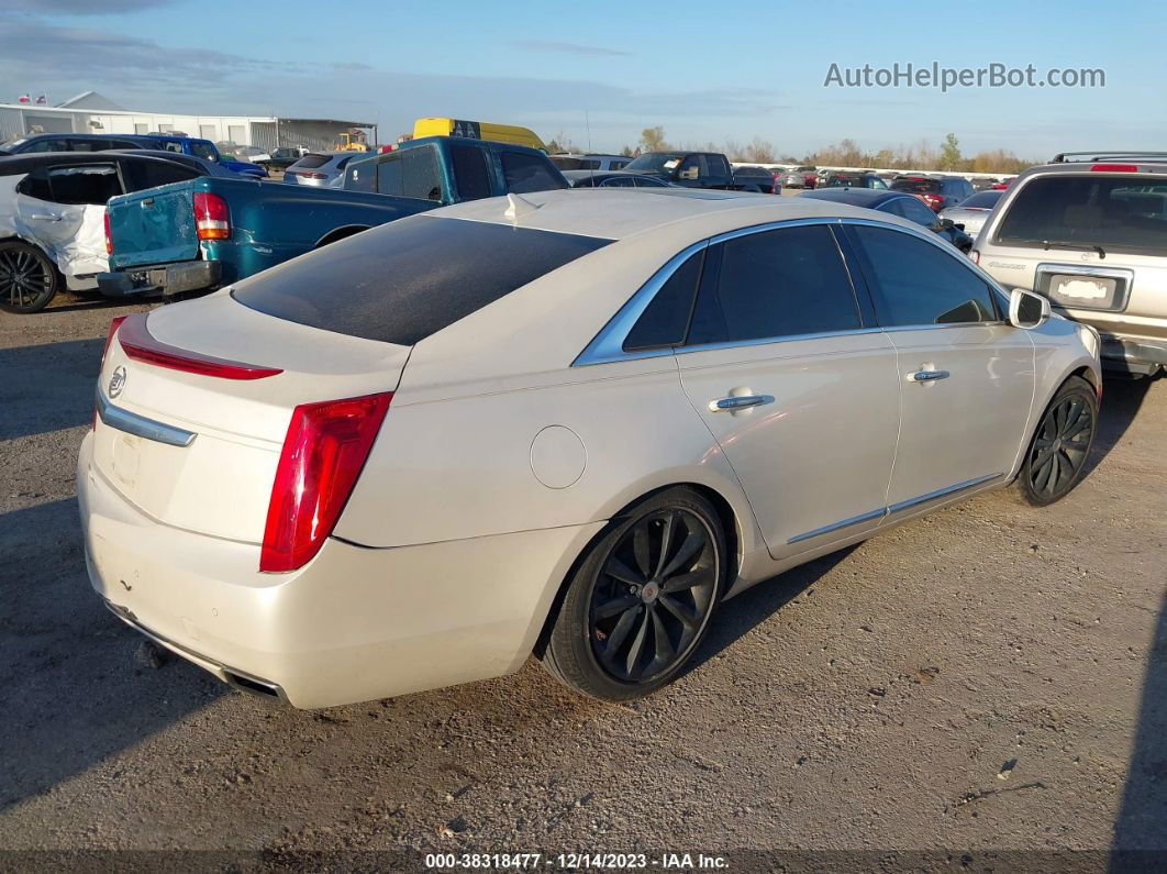 2013 Cadillac Xts Luxury White vin: 2G61P5S37D9201915