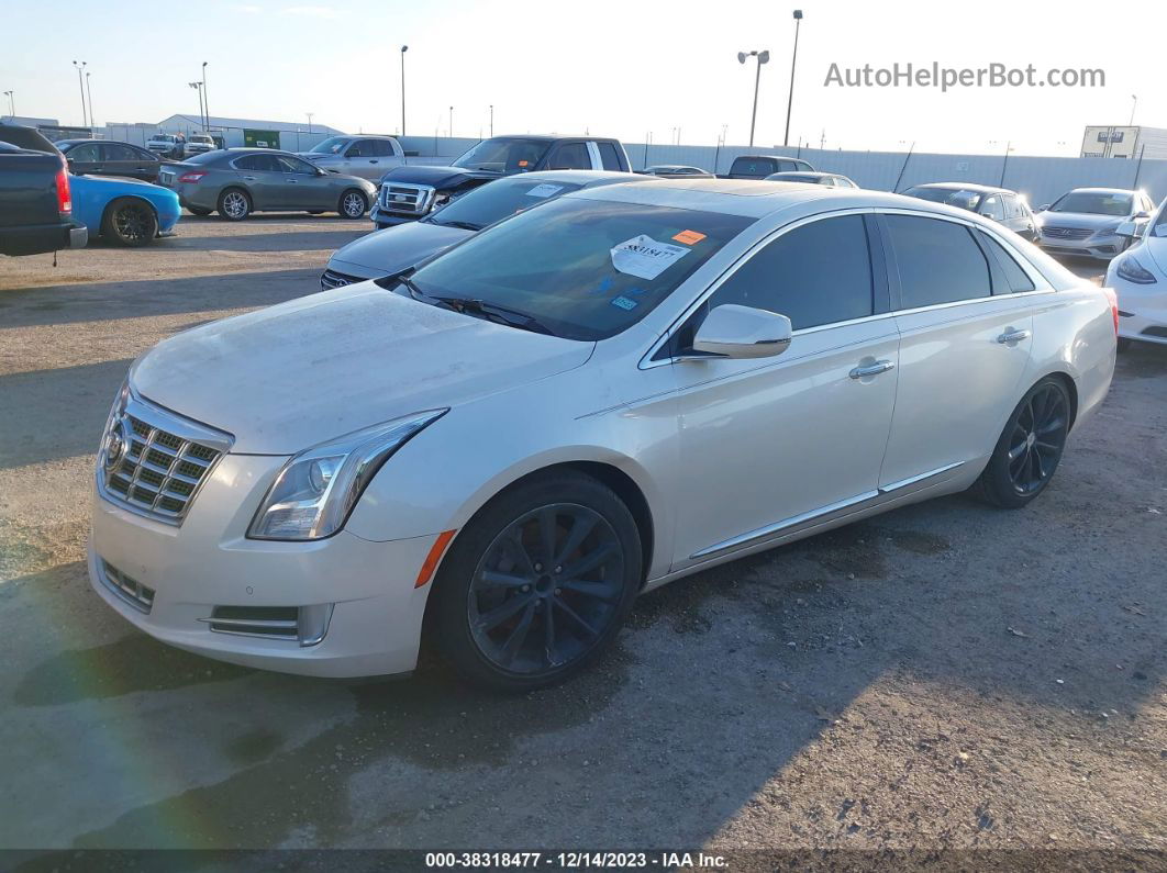 2013 Cadillac Xts Luxury White vin: 2G61P5S37D9201915