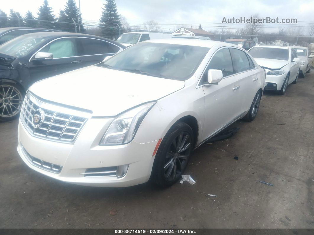 2013 Cadillac Xts Luxury Cream vin: 2G61P5S38D9100107