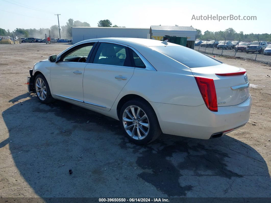 2013 Cadillac Xts Luxury White vin: 2G61P5S38D9109258