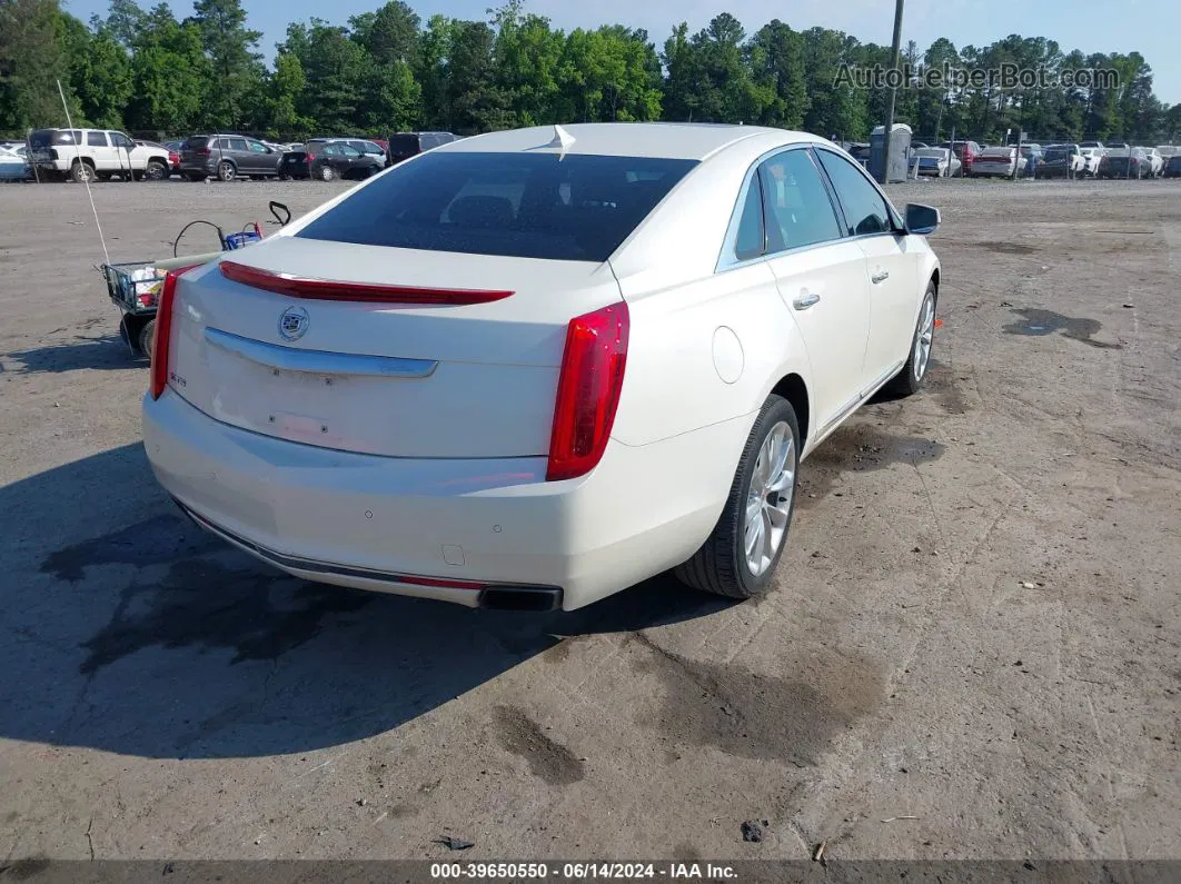 2013 Cadillac Xts Luxury White vin: 2G61P5S38D9109258