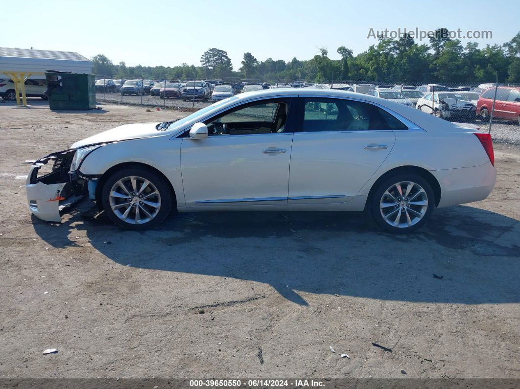 2013 Cadillac Xts Luxury White vin: 2G61P5S38D9109258