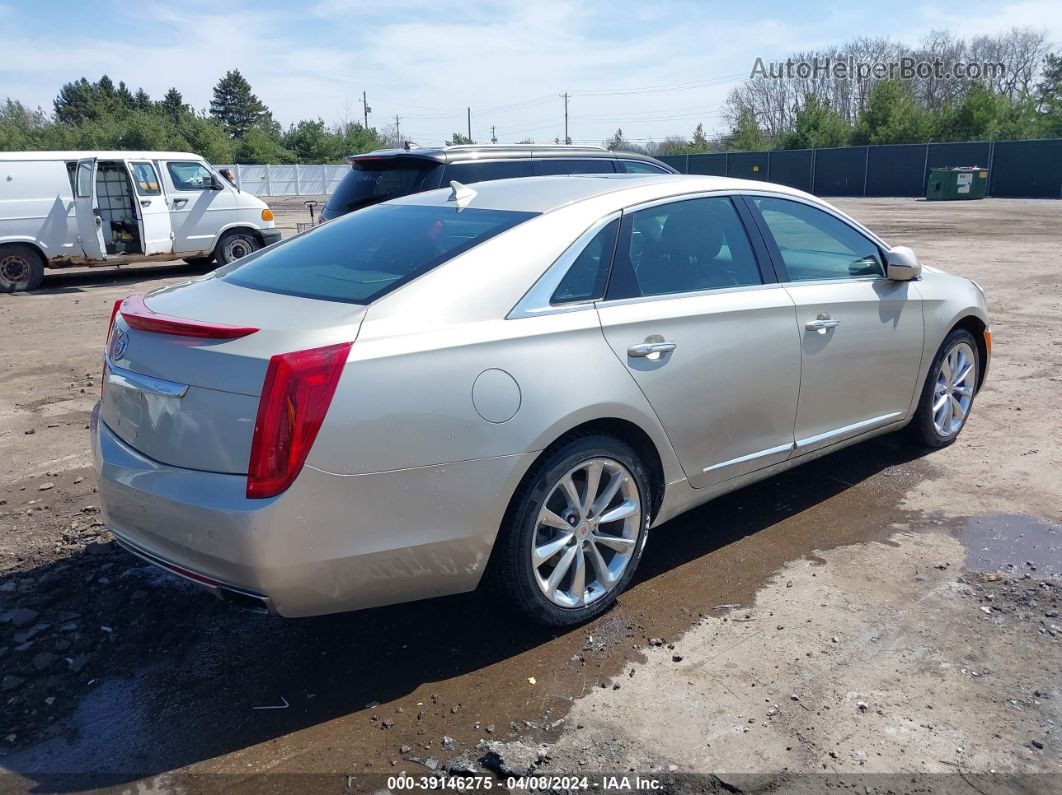 2013 Cadillac Xts Luxury Бежевый vin: 2G61P5S38D9120129